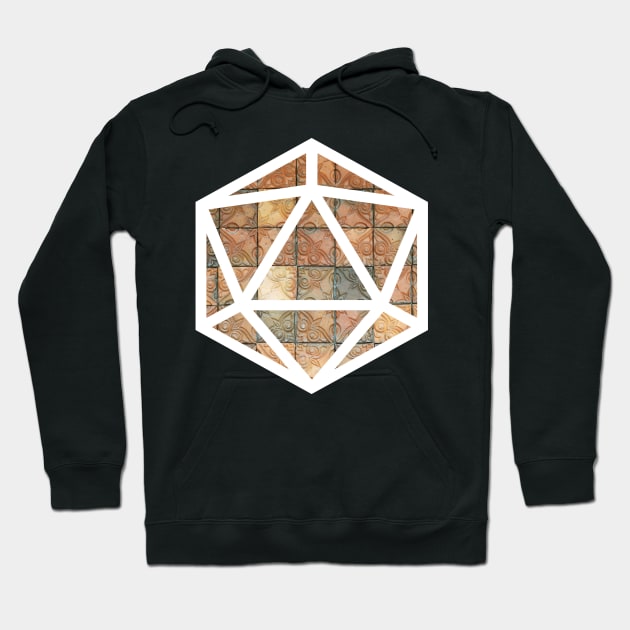 D20 Decal Badge - Temple Tile Hoodie by aaallsmiles